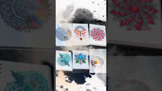 #beautiful and easy Mandala art 🎀✨☺️💕#