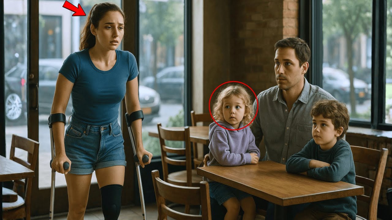 Jednonoga dziewczynka poprosiła o miejsce… a odpowiedź samotnego ojca zaskoczyła wszystkich