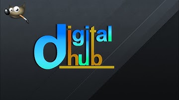 Gimp tutorial: How to Make Text Logo Design In Gimp 2.10