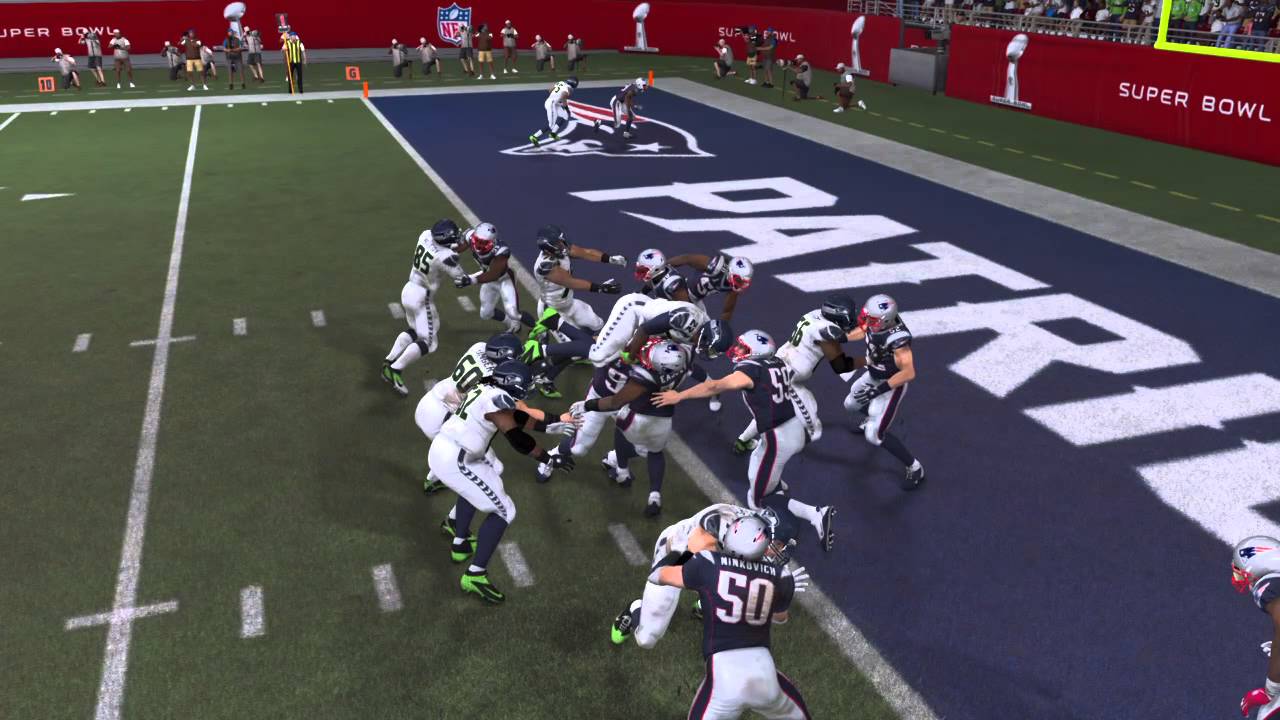 Madden NFL 15 funny jump over the line YouTube