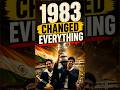 1983 Changed Everything #cricket