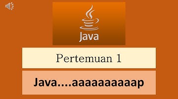 Belajar Pemrograman Android 1 Pengenalan Java