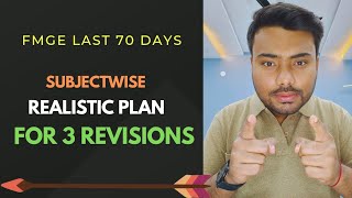  LAST 70 DAYS REALISTIC SCHEDULE PLAN |FMGE JUNE 2026✅