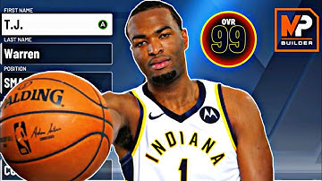 T.J. WARREN BUILD NBA 2K20! NBA BUBBLE VERSION!!!