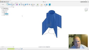 Making A Model Rocket Plastic Fin Unit using Fusion 360