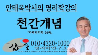천간의개념-(자평명리학 66쪽)-갑술명리학-안태옥박사의 사주팔자강의