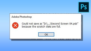 Fix! Scratch Disks are Full The Final Solution in Adobe Photoshop!