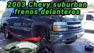 2003 Chevy Suburban 5.3 Cómo cambiar los frenos delanteros ( How to Change Front Brakes )