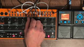 Celebrity Behringer Crave self generating patch with Zoom G1ON Profile