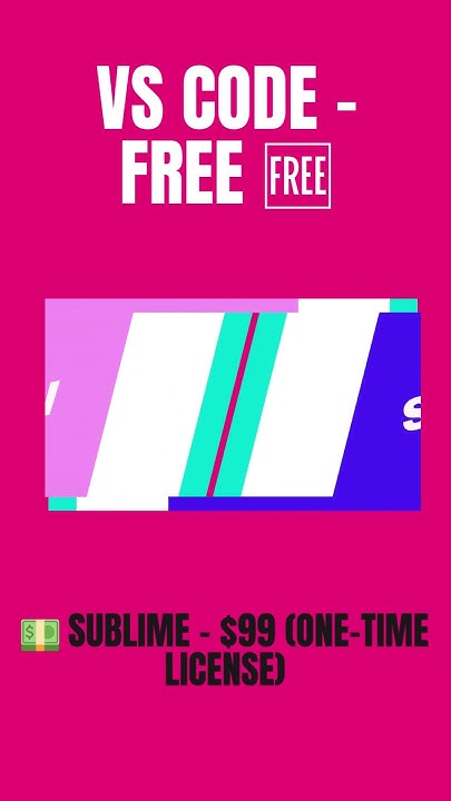 Sublime Text vs VS Code: Which One Wins? 🤔🔥 - YouTube