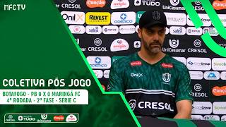 Coletiva pós jogo - Ivan Campanari - Botafogo 0 x 0 Maringá FC - Série C - 4ª Rodada - 2ª Fase