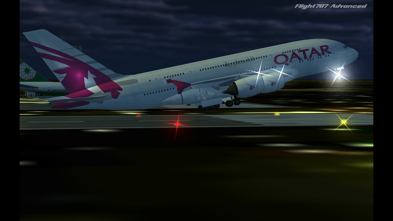 Flight 787 - Advanced - Airbus A380 - [QATAR Airways from EMIRATES (OMDB) To SUDAN (HSSS)]