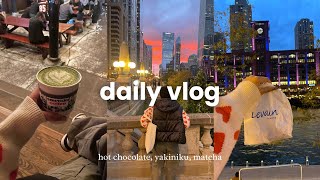 (Daily Vlog)fall days in the city do you want to visit Chicago?