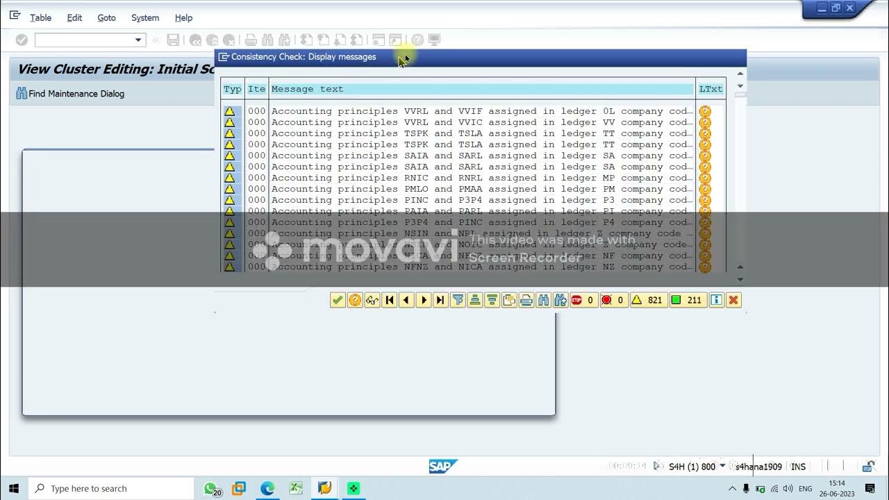 SAP FICO S4HANA enterprise structure configuration with leading and non leading ledgers and