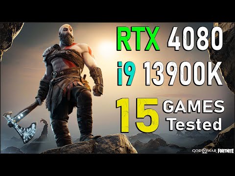 RTX 4080 + i9-13900K | Test in 15 Games at 1440p | ULTRA Settings | Tech MK