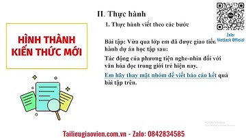 Giáo án PowerPoint Viết báo cáo kết quả của bài tập dự án | GA điện tử | Ngữ văn 12 - Cánh diều