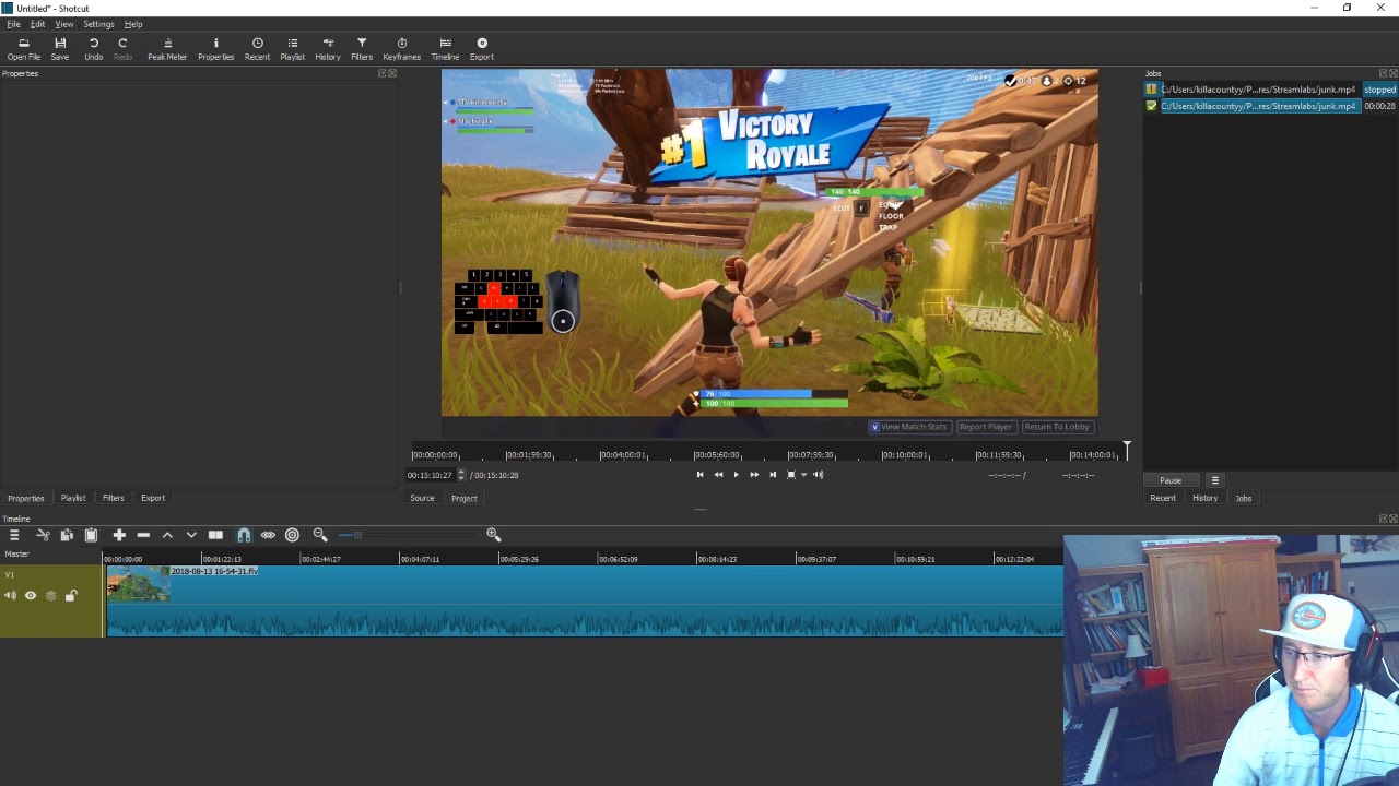 How To Edit A Fortnite Montage With Openshot Quickly Creating Fortnite Youtube Videos For Free Using Shotcut Youtube