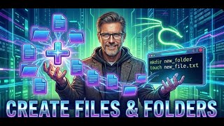 CREATING Files and Folders in LINUX - Part 1