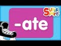 Word Family "ate" | Turn &amp; Learn ABCs | Preschool Learning
