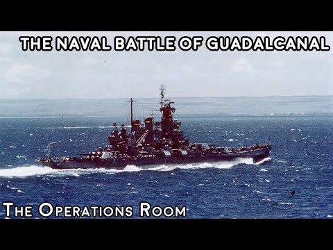 The Naval Battle of Guadalcanal 1942 - Animated