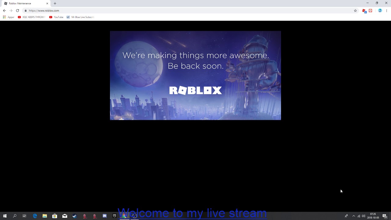 Roblox Maintenance Awesome Be Back Soon D - roblox maintenance login
