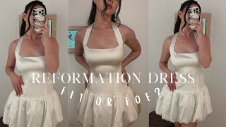 Reformation Babette Dress: Fit or Foe?
