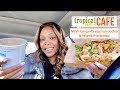 TROPICAL SMOOTHIE CAFE NEW GINGERBREAD SMOOTHIE &amp; ISLAND FLATBREAD | Food Review