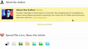 How To Make An Author Box In WordPress