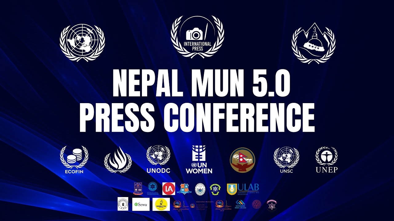Nepal MUN 5.0 2024 | Press Conference & Committee Session Highlights 🇳🇵
