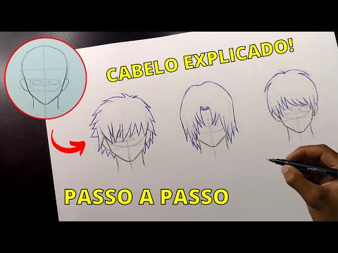 COMO DESENHAR CABELO CRESPO 