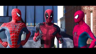 Spider-man: Homecoming VS AMAZING SPIDERMAN ft Deadpool (parody)