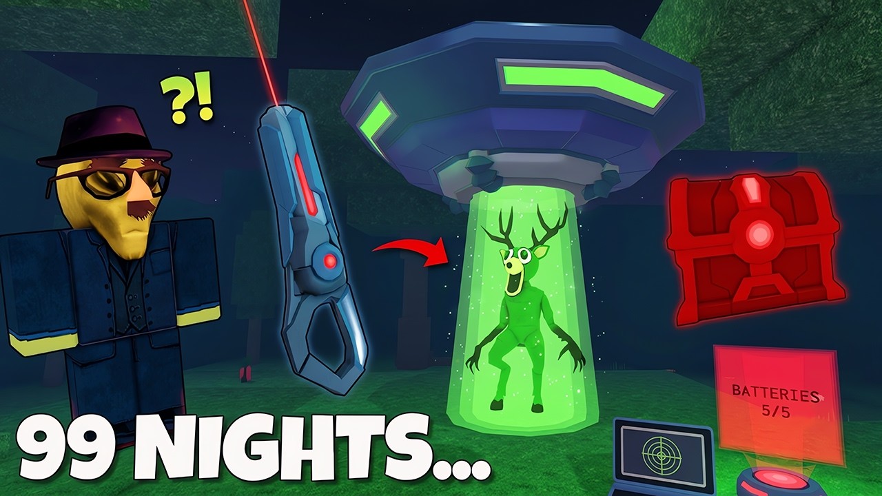 GG!! Update Aliens Revenge & Anomali Rusa Ketar-Ketir 👾🦌👽 | 99 Nights in the Forest Indonesia