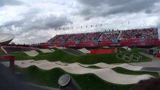 Team Gbs Liam Phillips In Olympic Bmx Seeding Time Trials