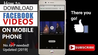 How to Download Facebook Videos On Mobile Phone [ENGLISH] 2019 screenshot 5