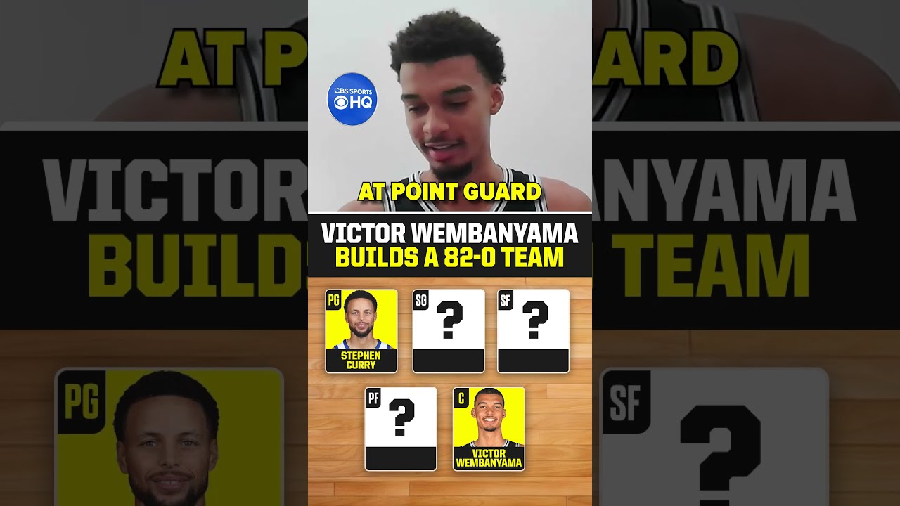 Victor Wembanyama Builds An 82 0 Team Shorts Nba Wemby
