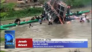 Perahu Pengangkut Sound Horeg Tenggelam saat ikuti Acara Nyadran
