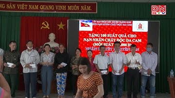 Trảng Bom tặng quà cho nạn nhân chất độc da cam có hoàn cảnh khó khăn