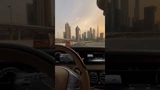 حالات واتس اب خبرني يا طير من داخل سيارة شوارع دبي