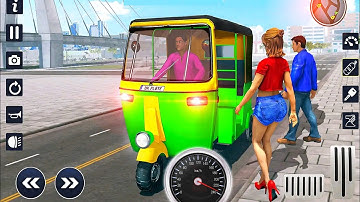 Tuk Tuk Rickshaw Simulator Offline Game /Indian Tuk Tuk Auto Rickshaw Driving - Android Gameplay #3