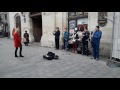 Вуличні музиканти у Львові. Львів, музика. Lviv street music