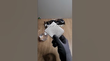 Thermal Paste Cleaning - Water vs Isopropyl Alcohol