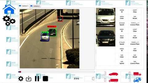 Traffic management using Computer Vision in a highway environment (Front view - Normal day)
