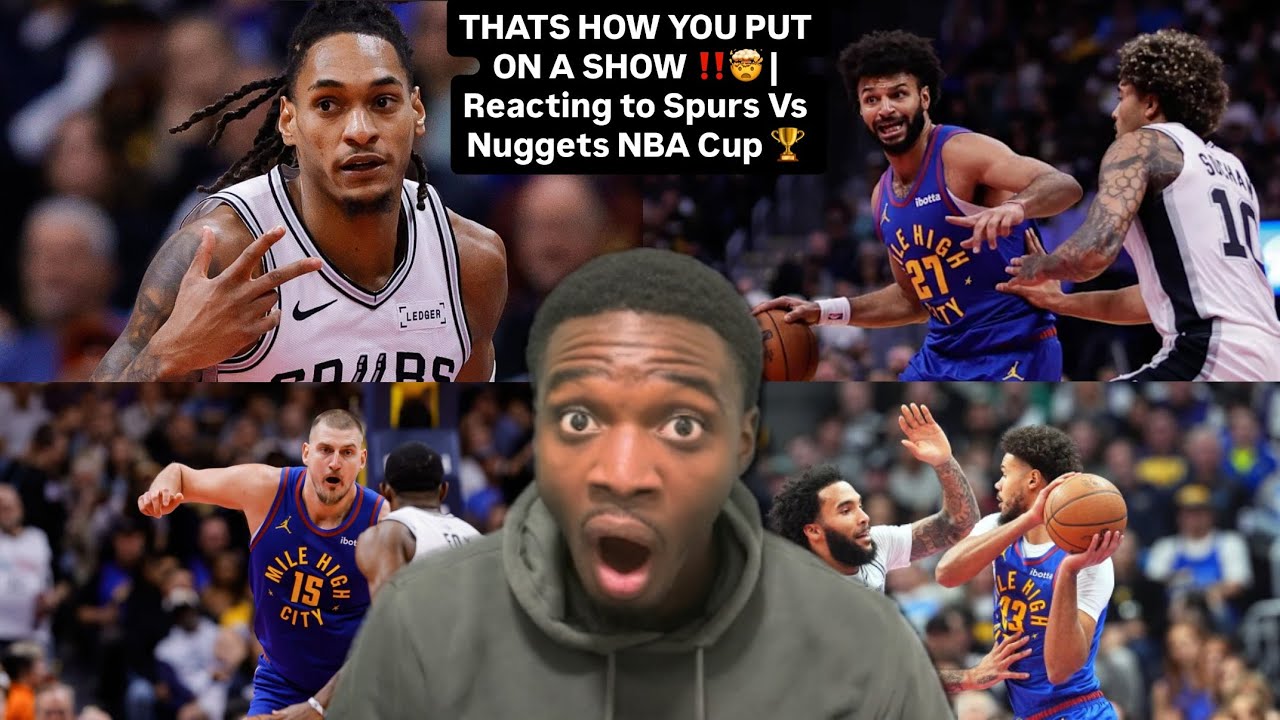 ВОТ КАК НАДО УСТРОИТЬ ШОУ!! | Реакция на матч «Сперс» против «Наггетс» в Кубке НБА