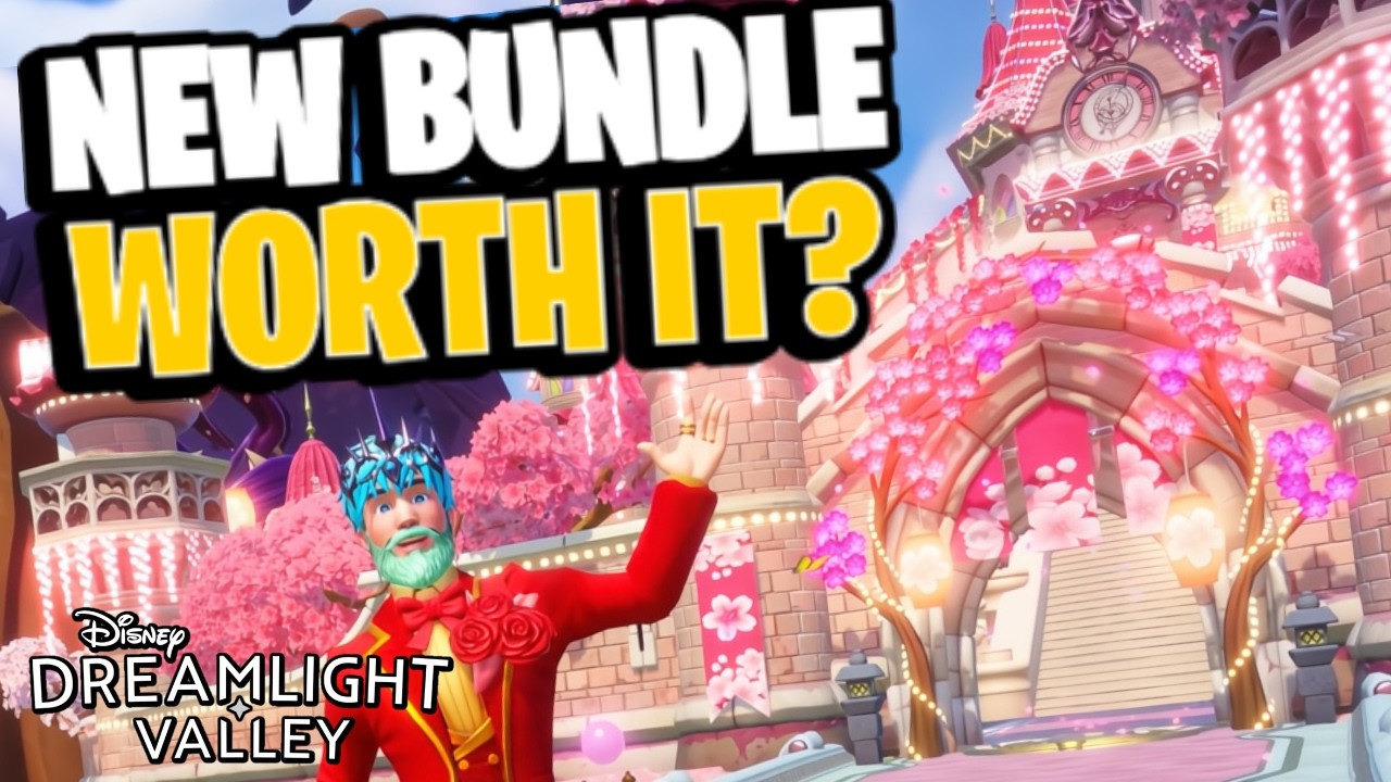 NEW Cherry Blossom Castle Bundle… Worth It? 🌸| Dreamlight Valley