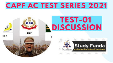 CAPF AC 2021 TEST SERIES : TEST-01 ANALYSIS