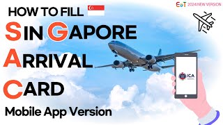 How to fill out SGAC in MyICA Mobile app version (SinGapore Arrival Card) screenshot 5