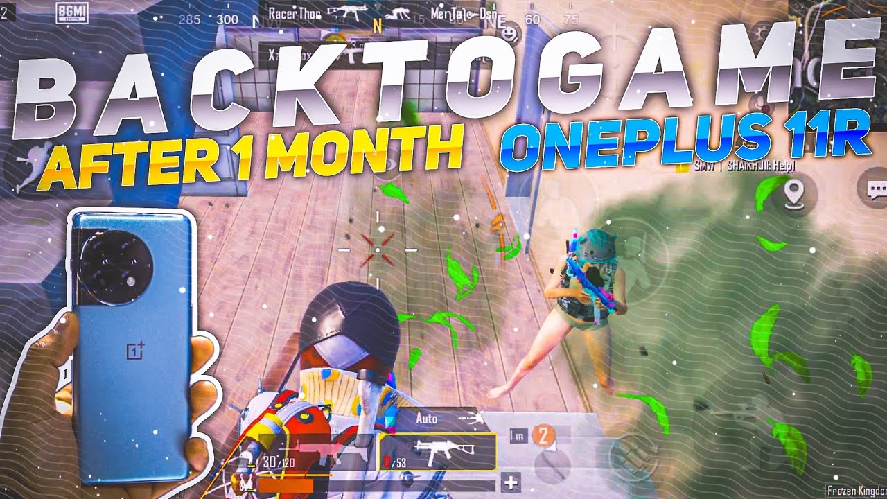🥶Back To Game After 1 Month OnePlus 11r BGMI Gameplay😈|| 🔥90 Fps Test ...