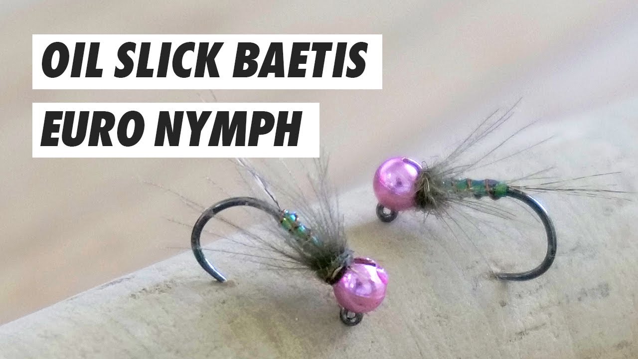 How to Tie The Oil Slick Baetis Euro Nymph // Top Euro Nymphing Pattern 