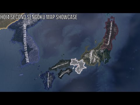 HOI4 Second Sengoku Map Showcase