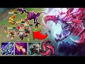 I built only On-Hit Items on Cho'Gath and Every Auto Deals 50% HP (PENTAKILL)